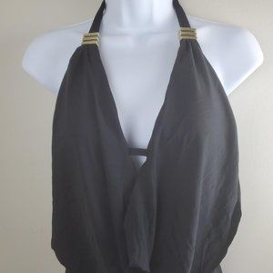 Bar III Swim - Bar III Womens Draped Monokini One-Piece Swimsuit Bar III Swim - Bar III Womens Draped Monokini One-Piece Swimsuit